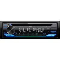 JVC KD-DB922BT Autoradio enkel DIN DAB+ tuner, Aansluiting voor stuurbediening, Bluetooth handsfree