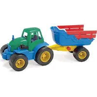 Dantoy – Classic Recycled tractor met aanhanger
