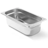 Hendi GN 1/3 container, roestvrij staal, Profi Line, hoogte 100 mm - 801529