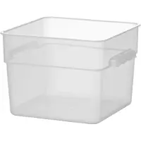 Super Merchant voedselcontainer 11 liter transparant BPA-vrij met schaalverdeling stapelbaar magnetronbestendig horeca