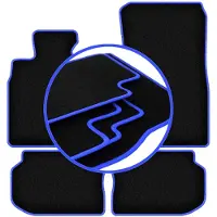 Super Merchant -BLUE automatten voor: BMW 5 F10 sedan (2010-2013)