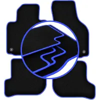 Super Merchant -BLUE automatten voor: Volkswagen Jetta V sedan, variant, stationwagen (2005-2011)