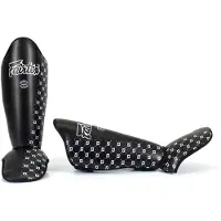 Fairtex Scheenbeschermers - Zwart - M