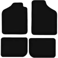 Super Merchant BASIC zwarte veloursmatten voor: Fiat Uno hatchback (1983-2001)