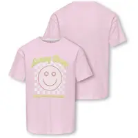 ONLY KIDS GIRL T-shirt roze Meisjes Katoen Ronde hals Printopdruk - maat 158/164