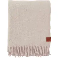 Klippan Yllefabrik True wollen plaid 130x200 cm Cream