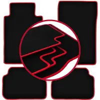 Super Merchant -RED automatten voor: Mercedes E W124 coupé (1984-1997)