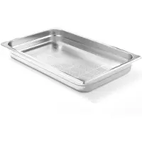 Super Merchant Gastronormbak – geperforeerd – roestvast staal – 1,2L – 40mm hoog