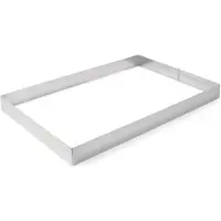 Super Merchant - Bakvorm - Roestvrij Stalen Rant - 385x285mm - 60mm Hoog