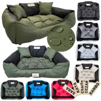 AIO Factory Hondenmand KINGDOG 100x75 cm gepersonaliseerd waterdicht groen