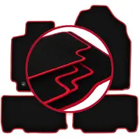 Super Merchant CARLUX-RED automatten voor: Toyota RAV4 IV Hybrid (2013-2019)