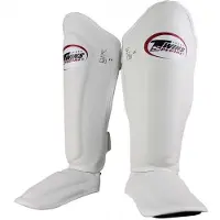 Super Merchant SGL-7 Scheenbeschermers Wit – Muay Thai & Kickboksen – Maat M