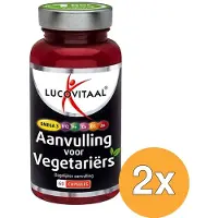 Lucovitaal 2x Aanvulling Voor Vegetariërs (60 capsules)