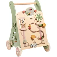 Tiny Love - Wooden Activity Walk Behind - Boho Chic - Looptrainer - 12 interactieve activiteiten