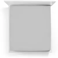 Bella Donna Jersey La Piccola Duo 2 Splittopperhoeslaken 180x190-200 cm mistgrijs-0700