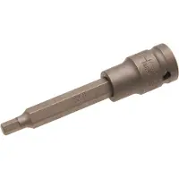 Bgs Kracht dopsleutelbit lengte 100 mm 1/2 inbus 6 mm