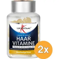 Lucovitaal 2x Leave-in Serum Vitamine - Beschadigd Haar (25 twist capsules)