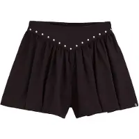 We fashion Broek zwart / zilver