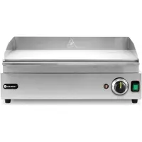 Hendi Bakplaat – roestvast staal – traploos instelbaar – 300°C – 518x330 mm