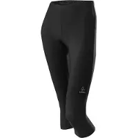 Löffler - Women's Bike 3/4 Tights Basic - Fietsbroek 36, zwart