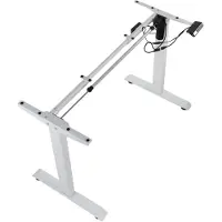 Stema Prato 01-2T/W - Metalen Bureau Onderstel - Elektrische Hoogteverstelling - USB Opladen - Tweesegment Poten