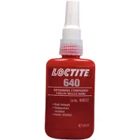 Loctite 640 50ml - Bevestigingslijm met hoge sterkte, goede temperatuurbestendigheid, langzame uitharding
