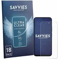 Savvies - Screenprotector voor Oppo A6k - Folie Beschermfolie transparant 18 Stuks