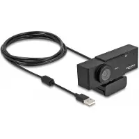 DeLOCK Refurbished | USB UHD -webcam met microfoon 4K 30 Hz 110 Viewpoint en statief