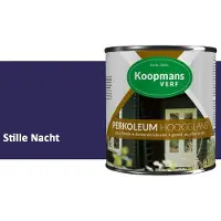 Koopmans Verf Koopmans Perkoleum Hoogglans Dekkend – Stille Nacht – 750 ml – Dekkende Beits Buiten – Schutting, Gevel & Tuinhout