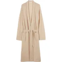GOBI Cashmere Badjas lang 'Men's Cashmere Robe' beige
