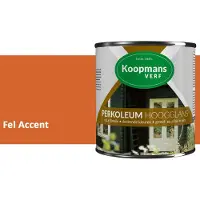 Koopmans Verf Koopmans Perkoleum Hoogglans Dekkend – Fel Accent – 750 ml – Dekkende Beits Buiten – Schutting, Gevel & Tuinhout