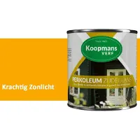 Koopmans Verf Koopmans Perkoleum Zijdeglans Dekkend – Houtverf Buiten – Dekkende Beits voor Schutting & Gevel – Elastisch & Weerbestendig – 2,5 l – Krachtig Zonlicht