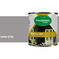 Koopmans Verf Koopmans Perkoleum Zijdeglans Dekkend – Houtverf Buiten – Dekkende Beits voor Schutting & Gevel – Elastisch & Weerbestendig – 750 ml – Luxe Grijs