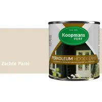 Koopmans Verf Koopmans Perkoleum Hoogglans Dekkend – Zachte Parel – 2,5 l – Dekkende Beits Buiten – Schutting, Gevel & Tuinhout