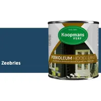 Koopmans Verf Koopmans Perkoleum Hoogglans Dekkend – Zeebries – 750 ml – Dekkende Beits Buiten – Schutting, Gevel & Tuinhout