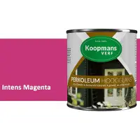 Koopmans Verf Koopmans Perkoleum Hoogglans Dekkend – Intens Magenta – 750 ml – Dekkende Beits Buiten – Schutting, Gevel & Tuinhout