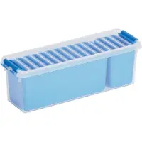 Sunware Q-Line Mixed box 1,3 ltr met blauwe baskets 1x 0,25 ltr + 1x 0,85 ltr