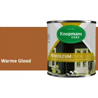 Koopmans Verf Koopmans Perkoleum Zijdeglans Dekkend – Houtverf Buiten – Dekkende Beits voor Schutting & Gevel – Elastisch & Weerbestendig – 750 ml – Warme Gloed