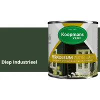 Koopmans Verf Koopmans Perkoleum Zijdeglans Dekkend – Houtverf Buiten – Dekkende Beits voor Schutting & Gevel – Elastisch & Weerbestendig – 2,5 l – Diep Industrieel