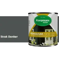 Koopmans Verf Koopmans Perkoleum Zijdeglans Dekkend – Houtverf Buiten – Dekkende Beits voor Schutting & Gevel – Elastisch & Weerbestendig – 750 ml – Strak Donker