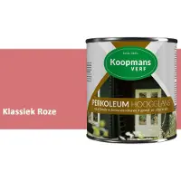Koopmans Verf Koopmans Perkoleum Hoogglans Dekkend – Klassiek Roze – 750 ml – Dekkende Beits Buiten – Schutting, Gevel & Tuinhout