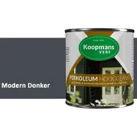 Koopmans Verf Koopmans Perkoleum Hoogglans Dekkend – Modern Donker – 2,5 l – Dekkende Beits Buiten – Schutting, Gevel & Tuinhout