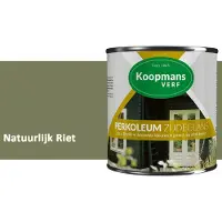 Koopmans Verf Koopmans Perkoleum Zijdeglans Dekkend – Houtverf Buiten – Dekkende Beits voor Schutting & Gevel – Elastisch & Weerbestendig – 2,5 l – Natuurlijk Riet