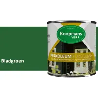 Koopmans Verf Koopmans Perkoleum Zijdeglans Dekkend – Houtverf Buiten – Dekkende Beits voor Schutting & Gevel – Elastisch & Weerbestendig – 750 ml – Bladgroen
