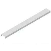 Briconess Deksel voor dubbele bodem, gemaakt van grijs plaatstaal (RAL 7035), afmetingen: mm. 1000 (lengte) x 80 (breedte).