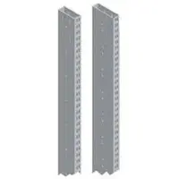Briconess Geverfde staande lamp, grijs RAL 7035 - mm.1360 h.x80 l.x30 P80