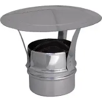 Briconess Ronde rookafvoer met "Chinese" kap, diameter 200 mm