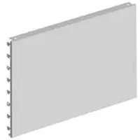Briconess Fundplaat van gladde plaatstaal, Mm.400H, grijs RAL 7035 - mm.1000 l.x400 h.