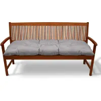 Beautissu Bankkussen Flair BK – Zitkussen Tuinkussen 180x50x8 cm licht grijs - kussen voor tuinbank