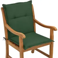 Beautissu Tuinkussen Lage Rug Loft NL 100 x 50 x 6 cm – Kussen Groen – Tuinstoelkussens Zitkussen Tuinstoel